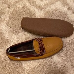 L.L.Bean Mens Handsewn Slippers,Flannel Lined